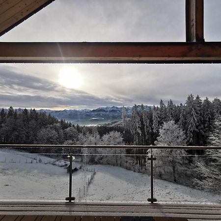 Apartmán Holzhaus "Zum Schwarz'N" Aurach am Hongar Exteriér fotografie