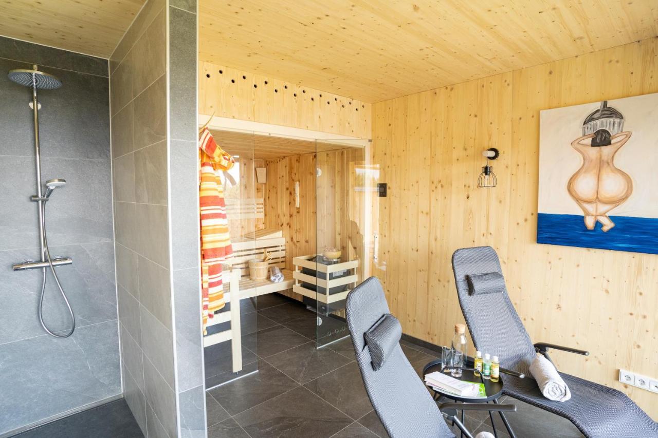 Apartmán Holzhaus "Zum Schwarz'N" Aurach am Hongar Exteriér fotografie