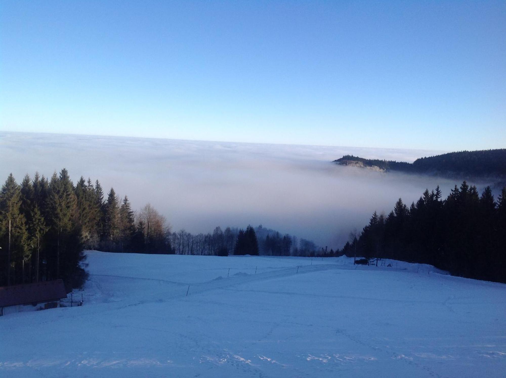 Apartmán Holzhaus "Zum Schwarz'N" Aurach am Hongar Exteriér fotografie