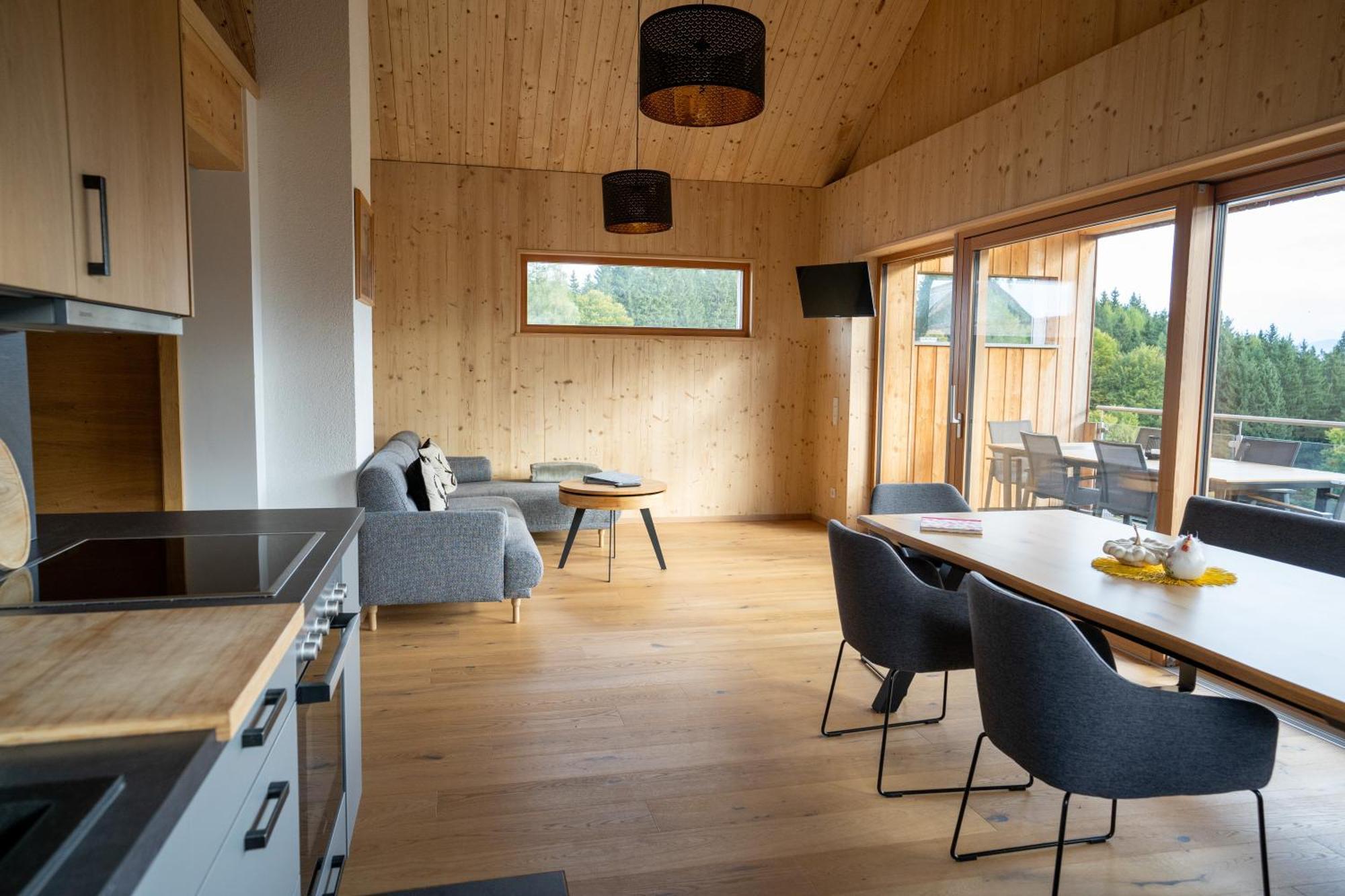 Apartmán Holzhaus "Zum Schwarz'N" Aurach am Hongar Exteriér fotografie