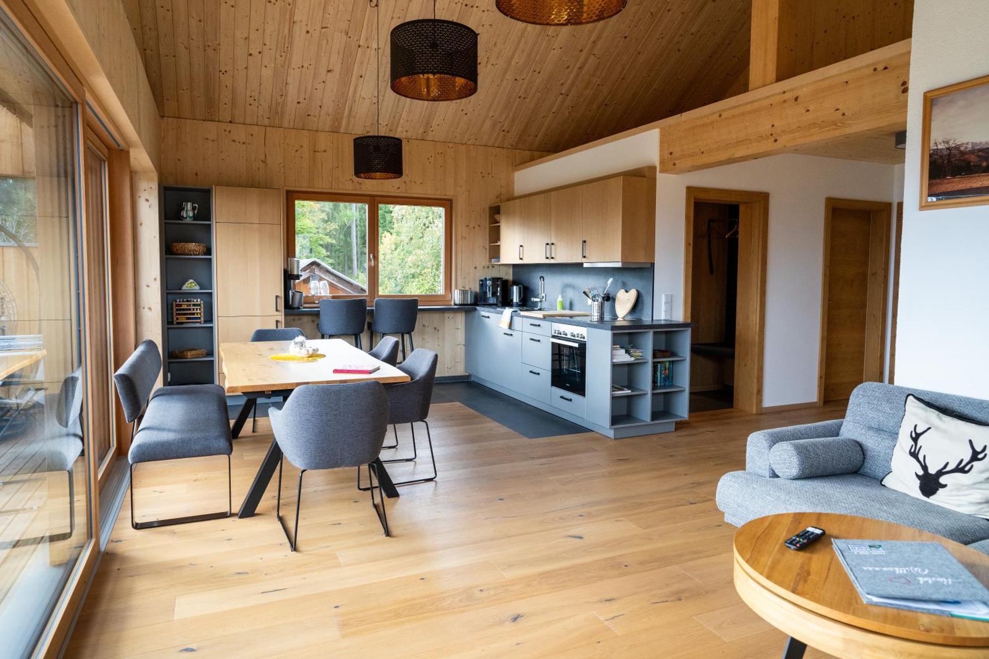 Apartmán Holzhaus "Zum Schwarz'N" Aurach am Hongar Exteriér fotografie
