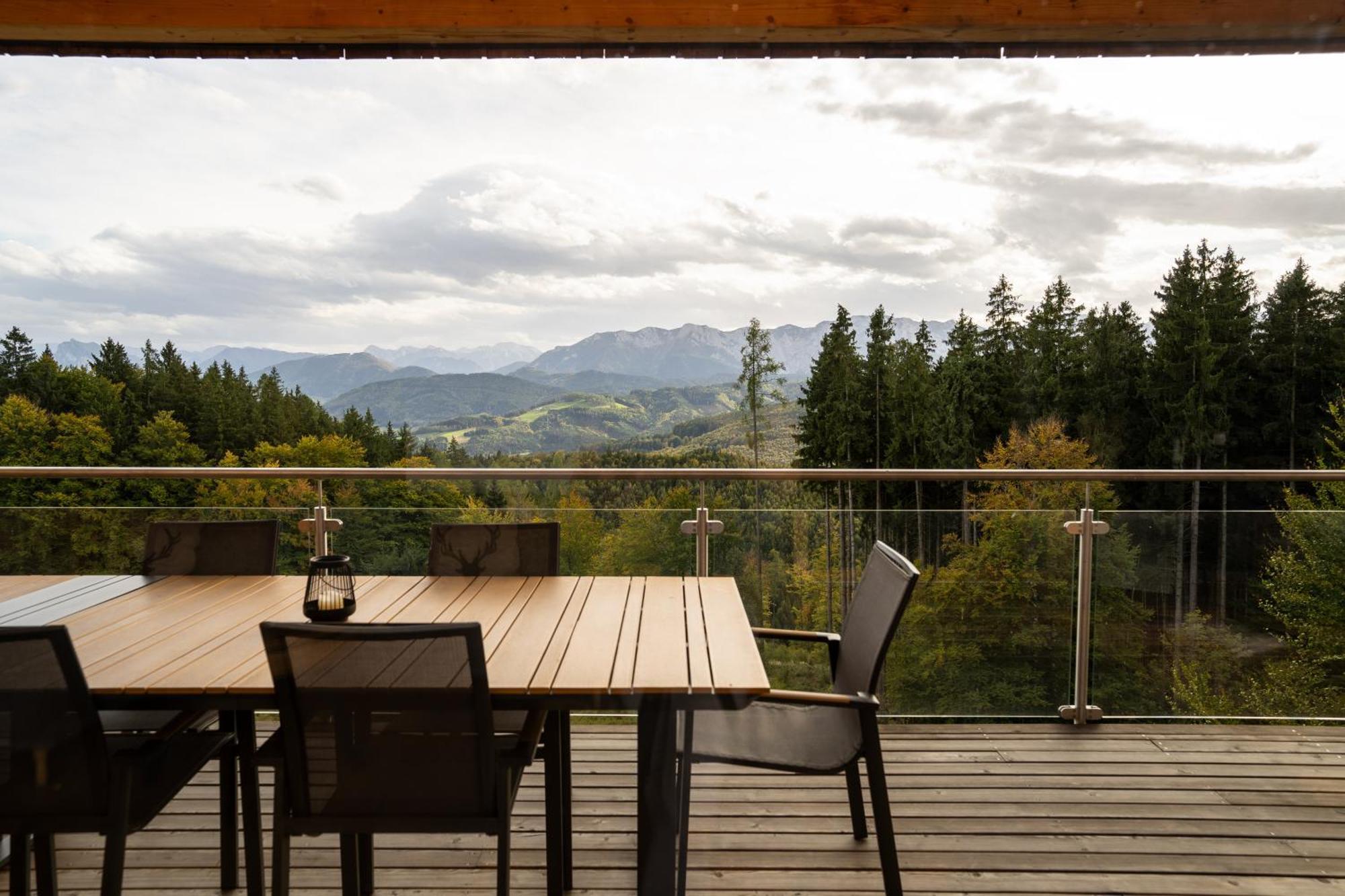 Apartmán Holzhaus "Zum Schwarz'N" Aurach am Hongar Exteriér fotografie