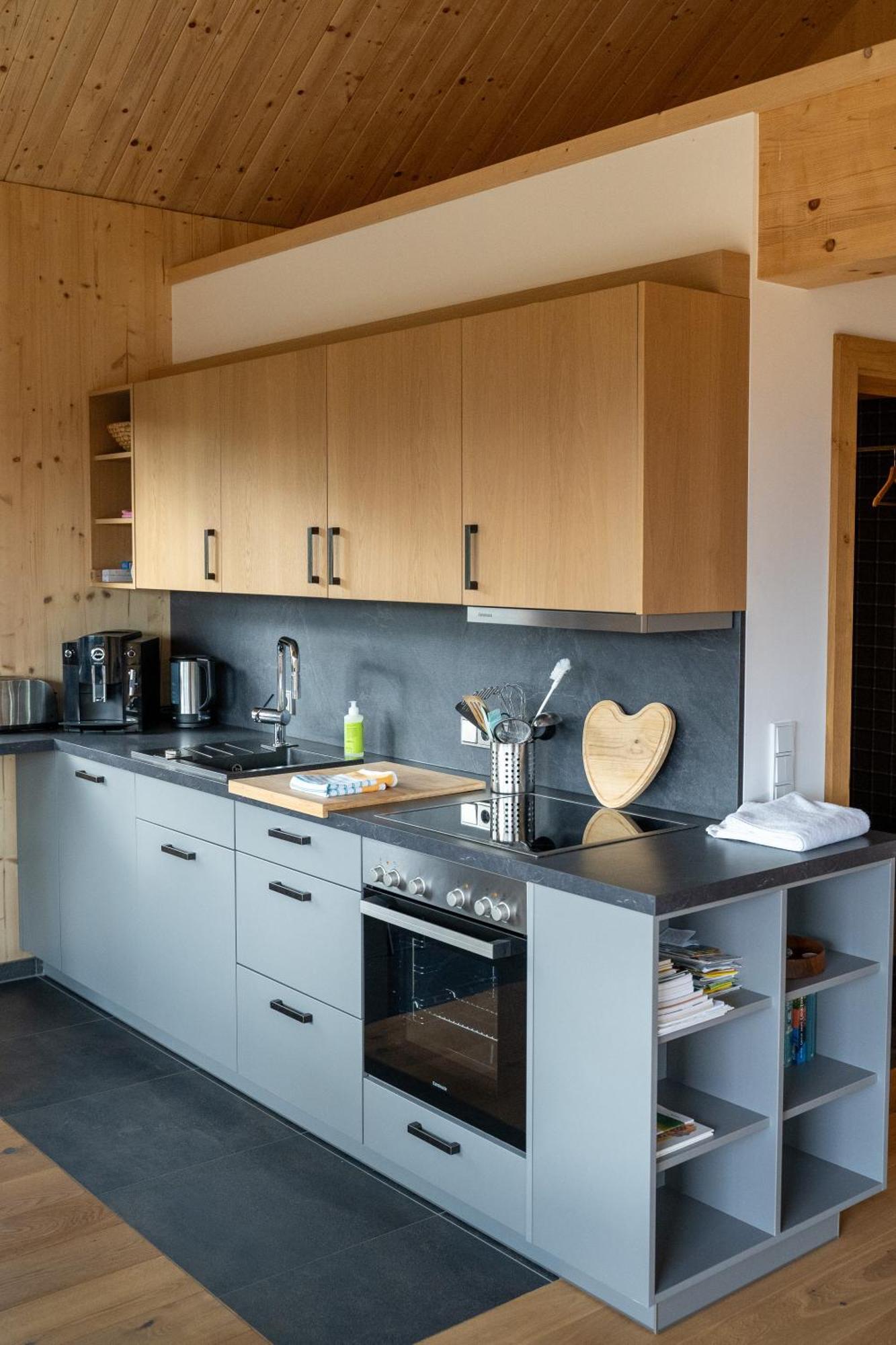 Apartmán Holzhaus "Zum Schwarz'N" Aurach am Hongar Exteriér fotografie