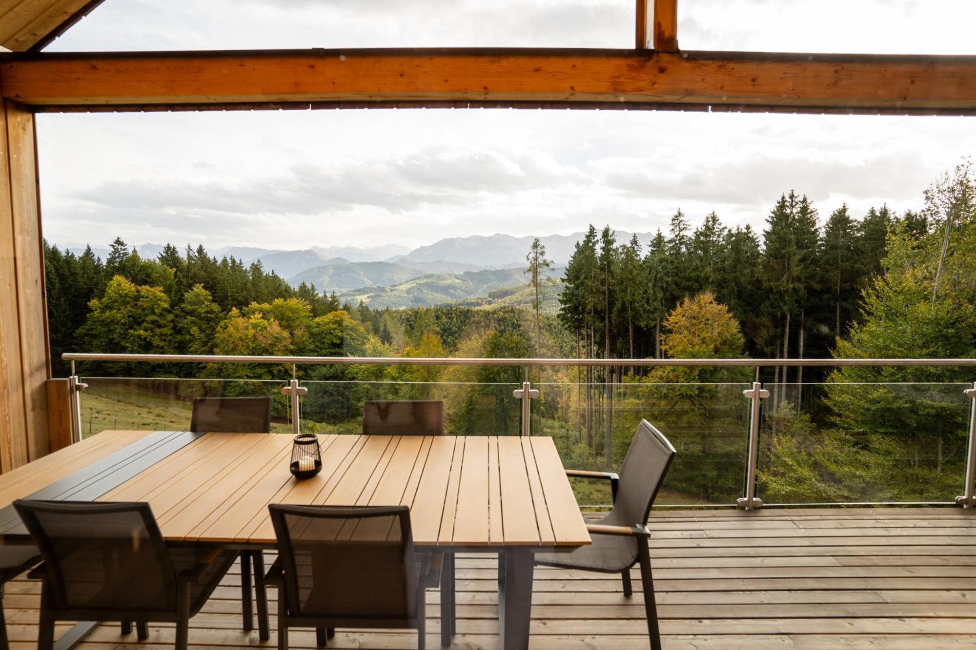 Apartmán Holzhaus "Zum Schwarz'N" Aurach am Hongar Exteriér fotografie
