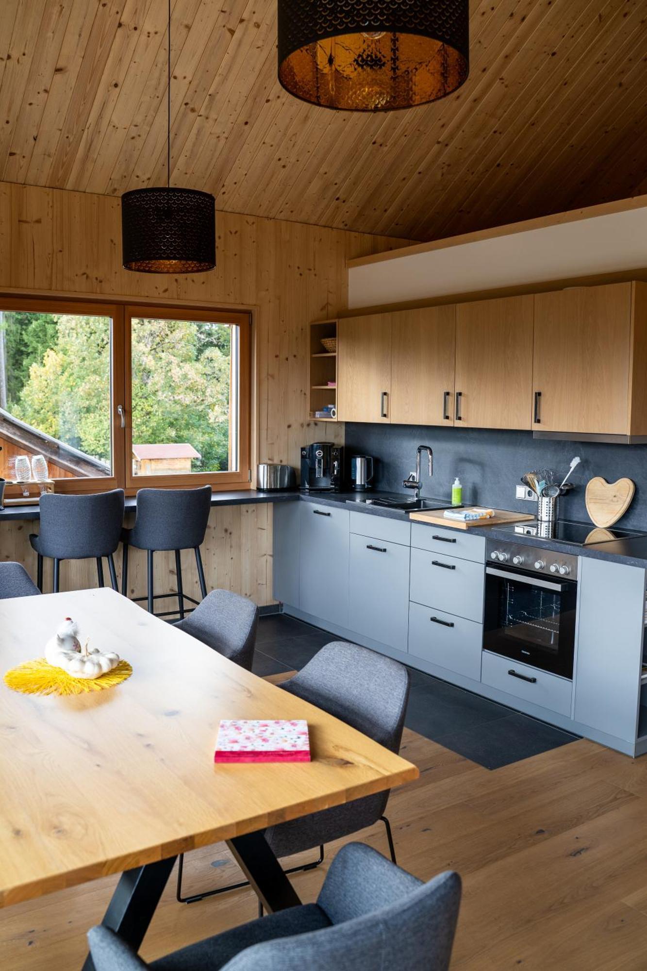Apartmán Holzhaus "Zum Schwarz'N" Aurach am Hongar Exteriér fotografie