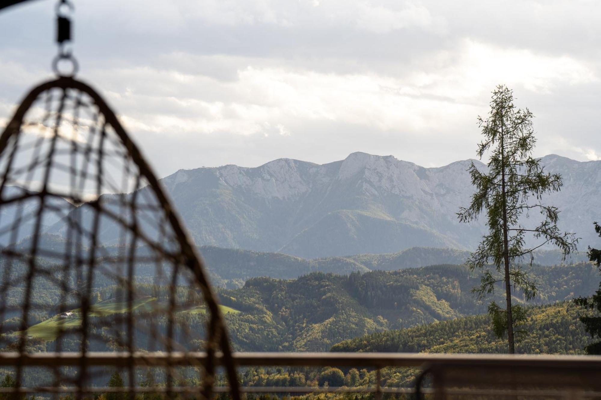 Apartmán Holzhaus "Zum Schwarz'N" Aurach am Hongar Exteriér fotografie