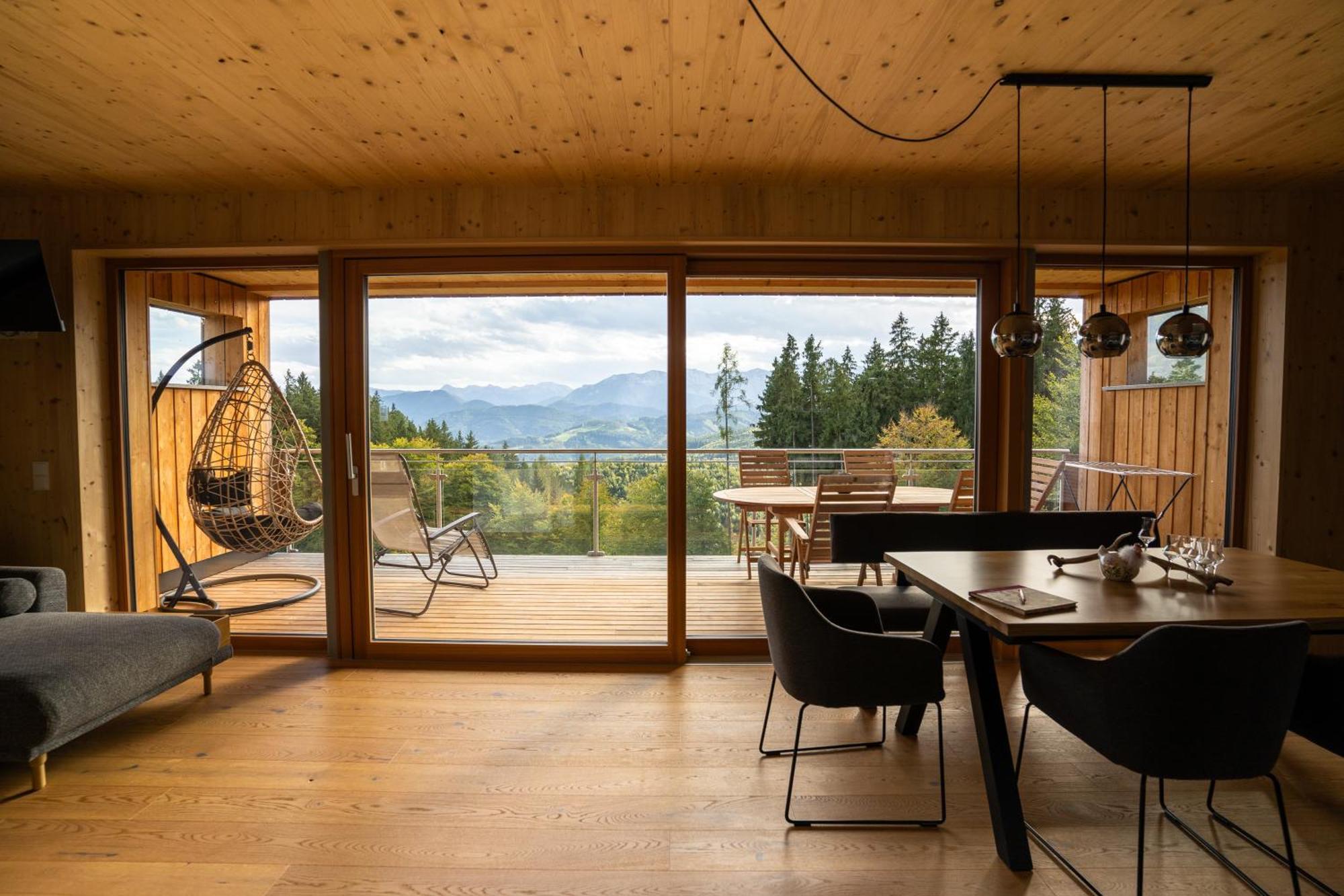 Apartmán Holzhaus "Zum Schwarz'N" Aurach am Hongar Exteriér fotografie