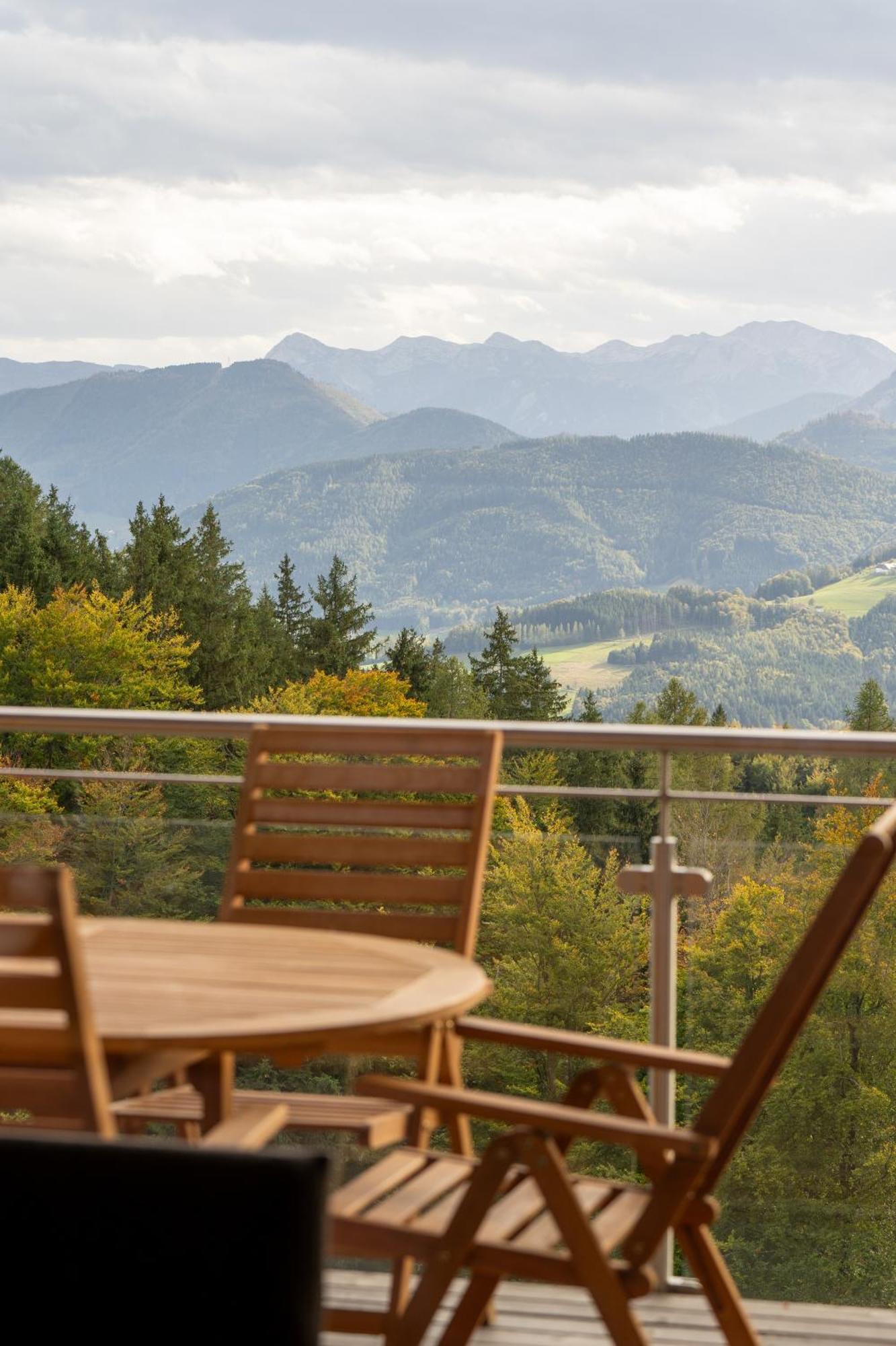 Apartmán Holzhaus "Zum Schwarz'N" Aurach am Hongar Exteriér fotografie