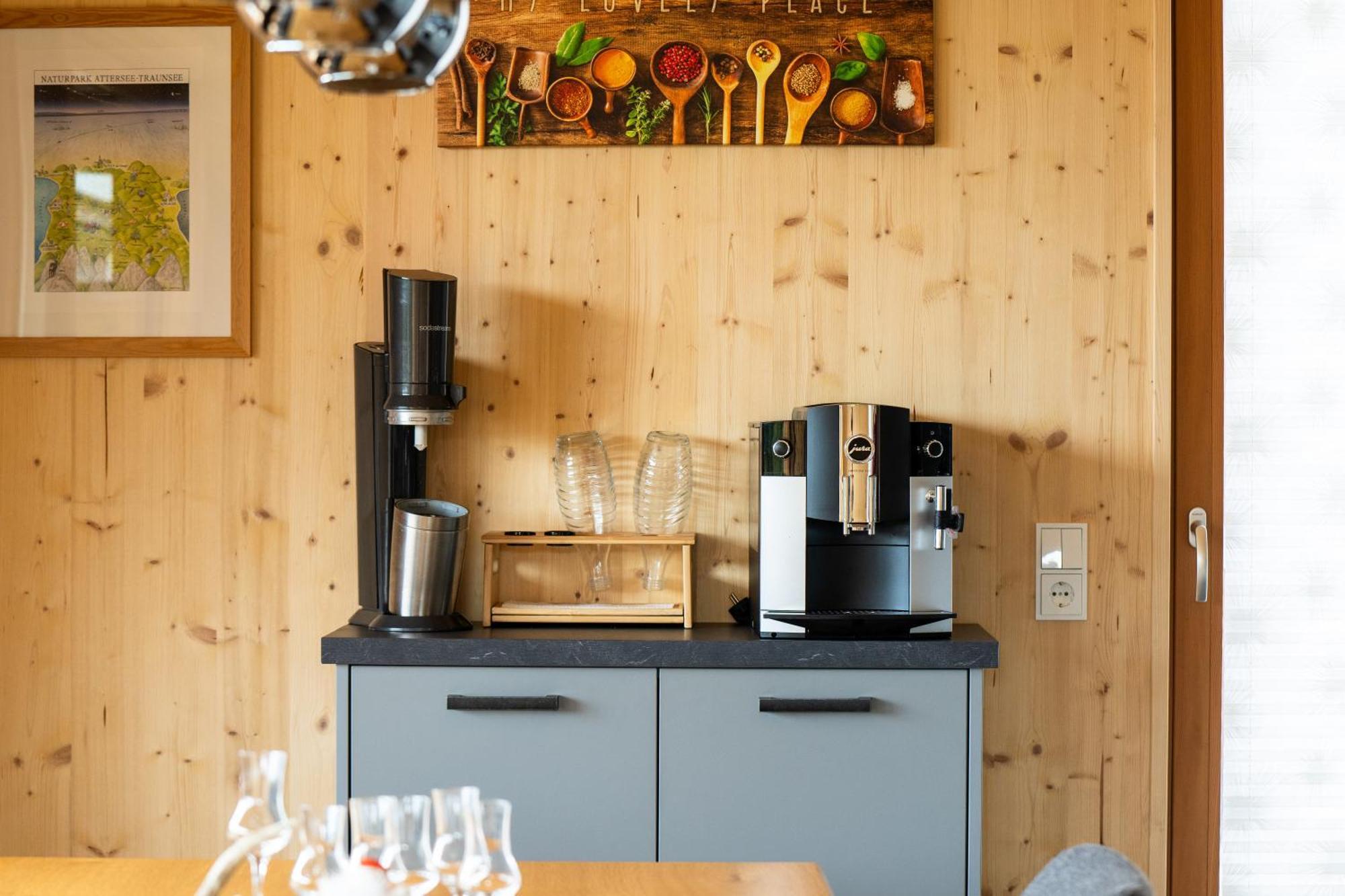 Apartmán Holzhaus "Zum Schwarz'N" Aurach am Hongar Exteriér fotografie