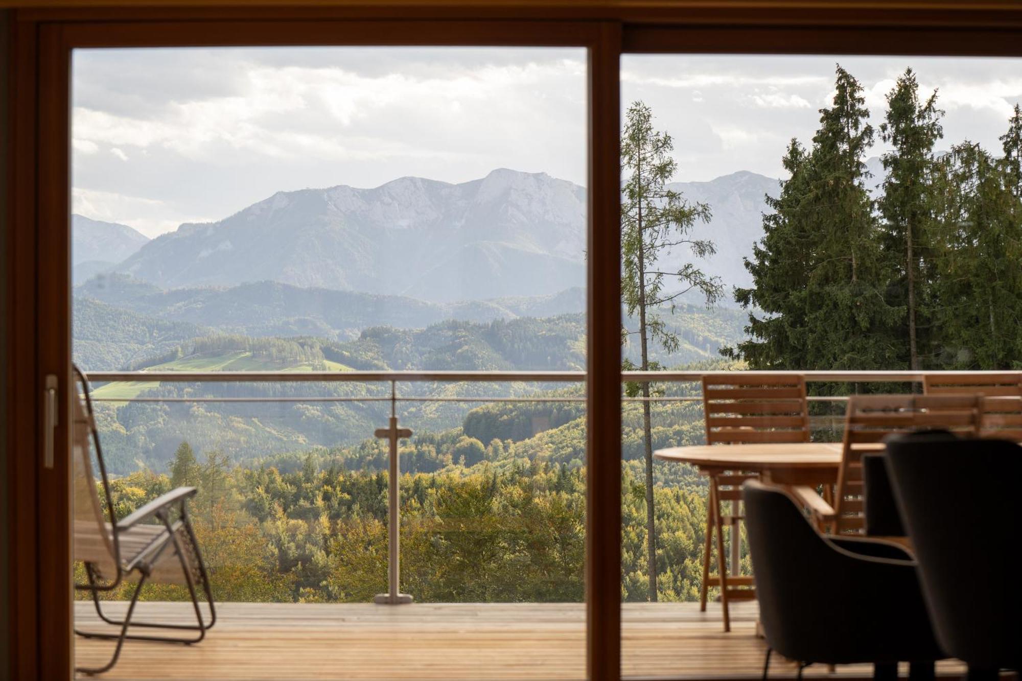 Apartmán Holzhaus "Zum Schwarz'N" Aurach am Hongar Exteriér fotografie