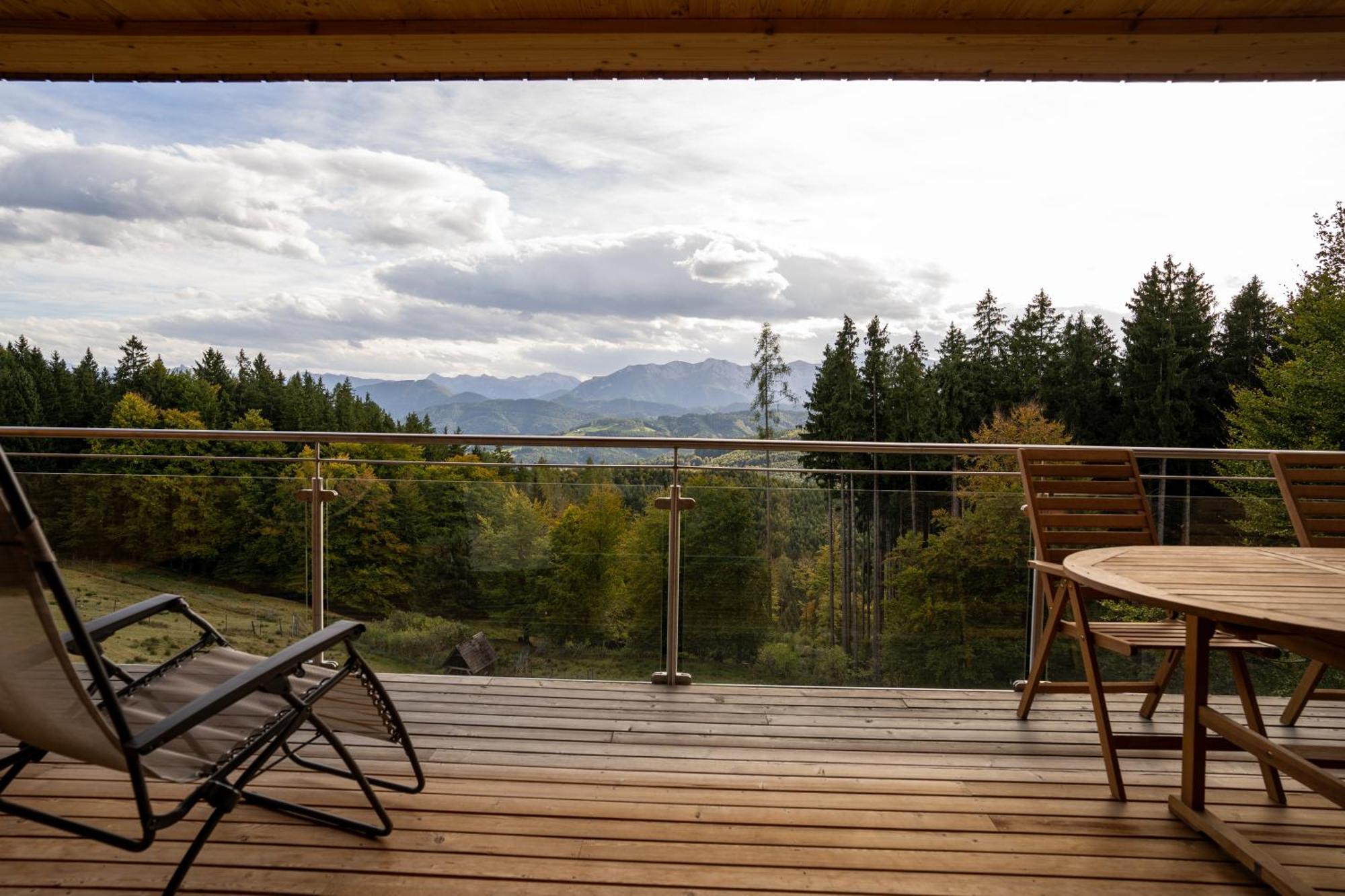 Apartmán Holzhaus "Zum Schwarz'N" Aurach am Hongar Exteriér fotografie
