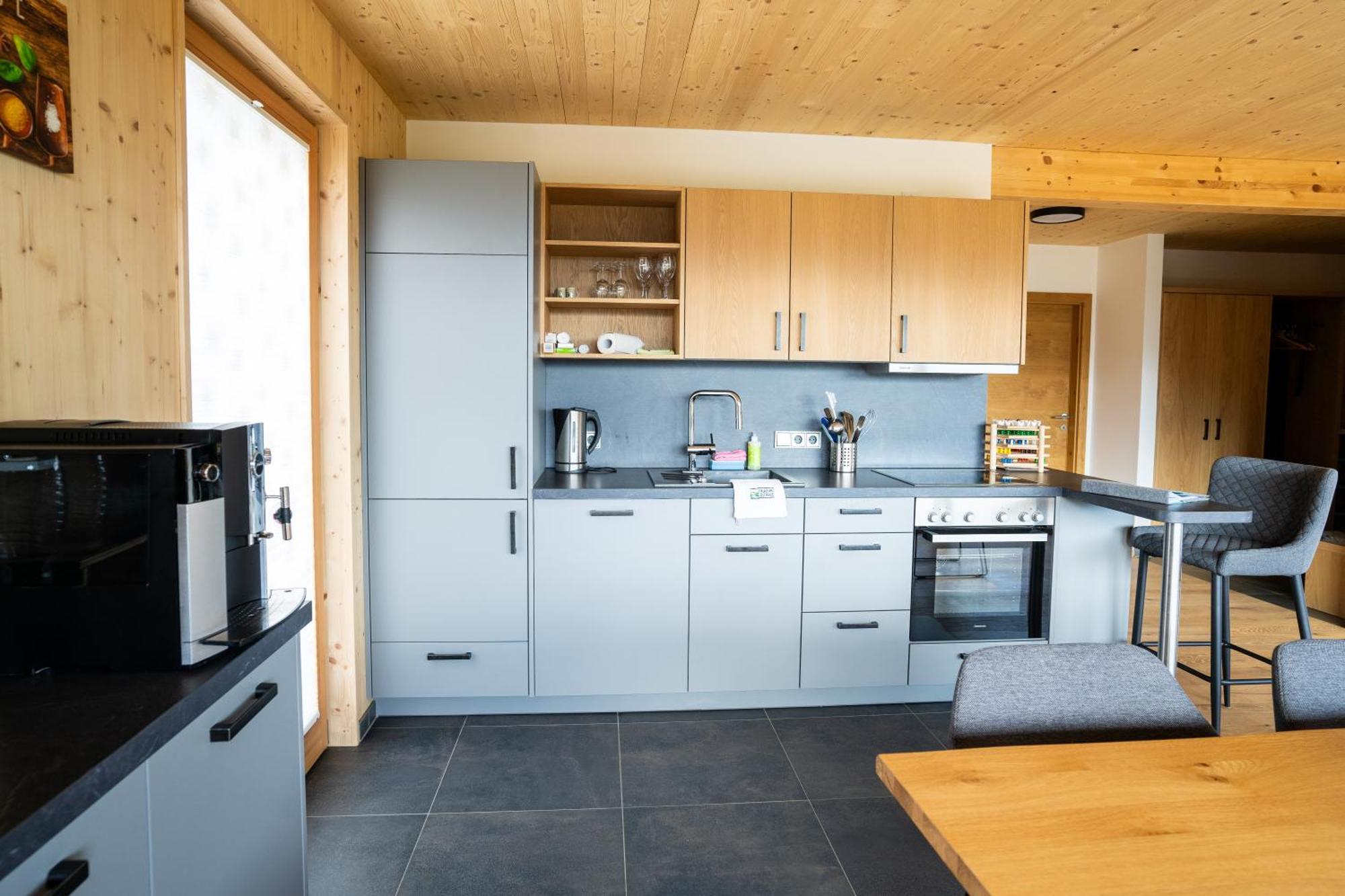 Apartmán Holzhaus "Zum Schwarz'N" Aurach am Hongar Exteriér fotografie