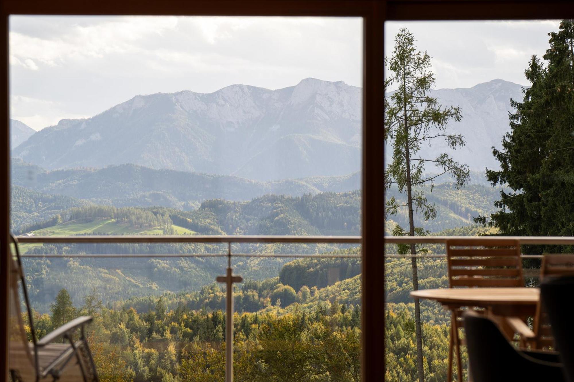 Apartmán Holzhaus "Zum Schwarz'N" Aurach am Hongar Exteriér fotografie